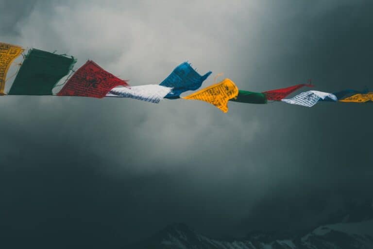 flags flying high