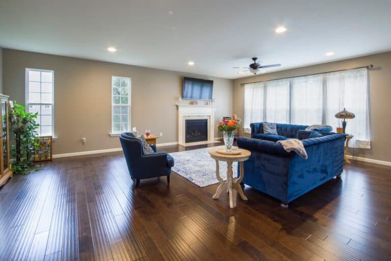 wood floor living room