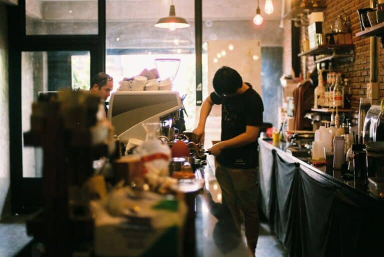 barista working