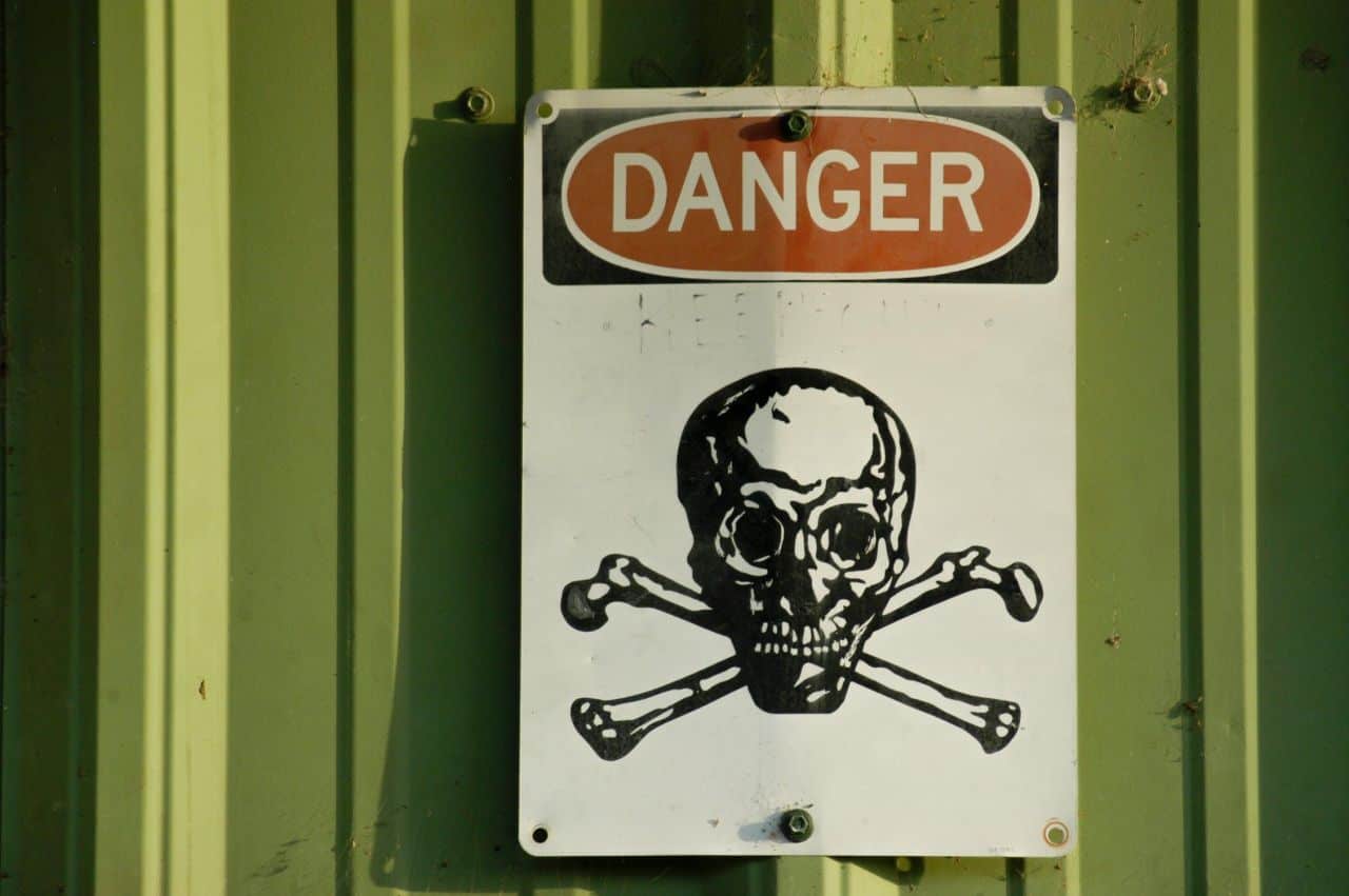 toxic danger sign