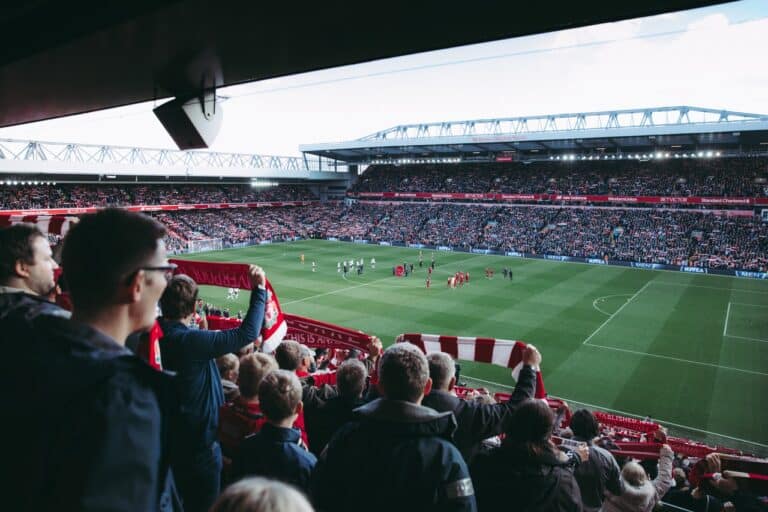 Soccer football stadium crowd