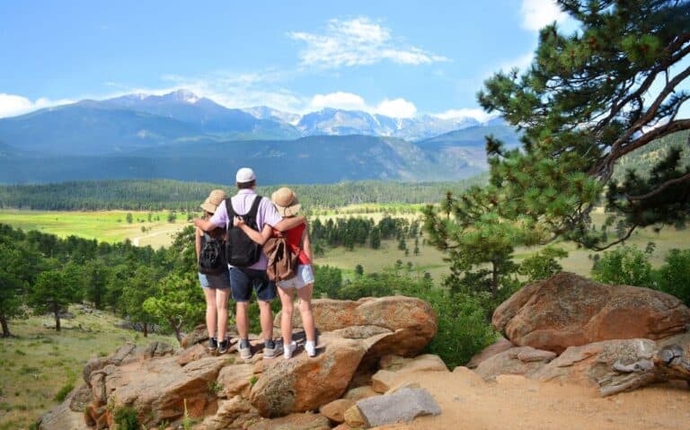 family vacation forest