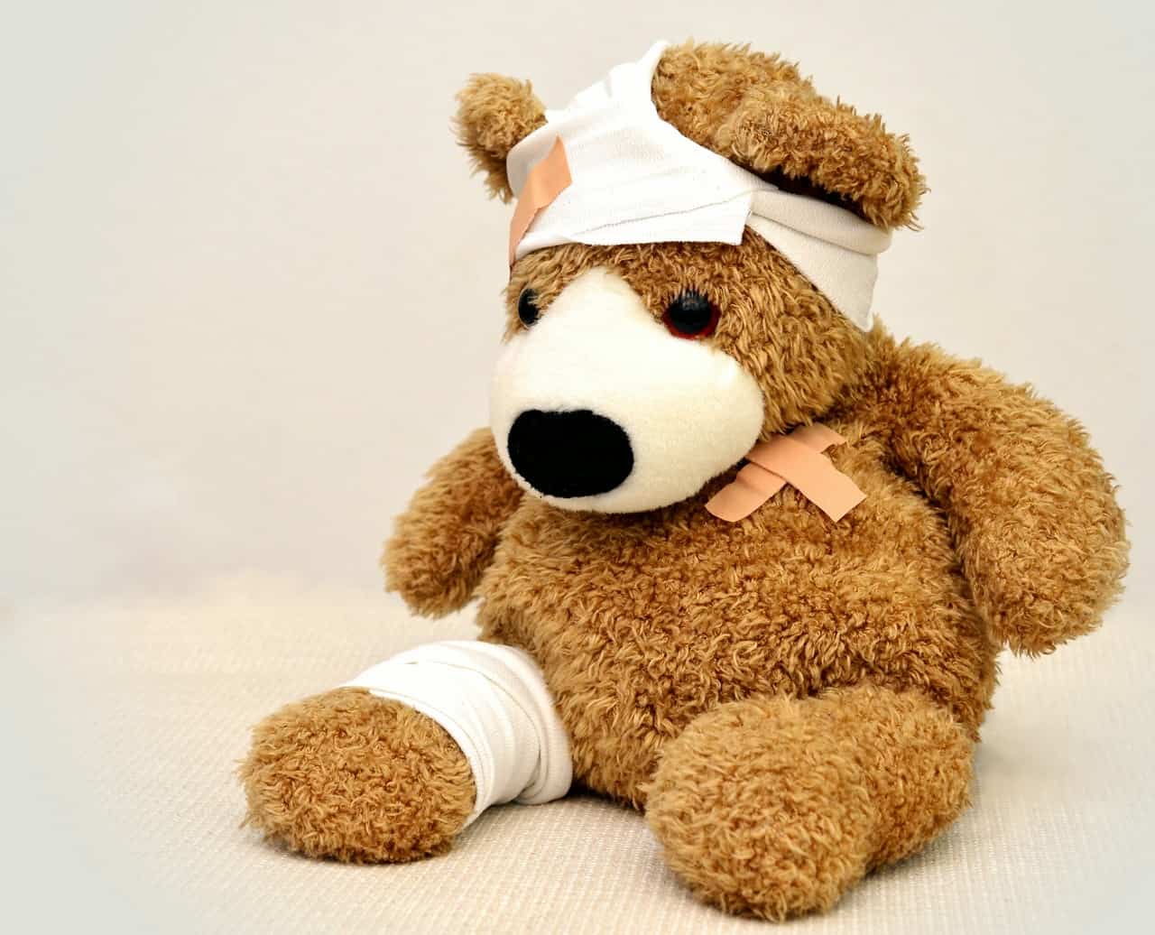 pediatrician sick teddy bear