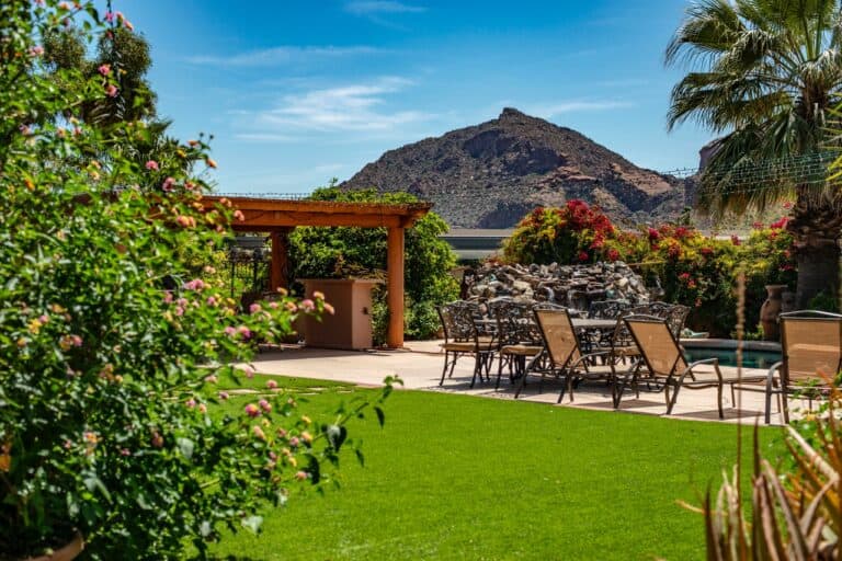 backyard garden oasis
