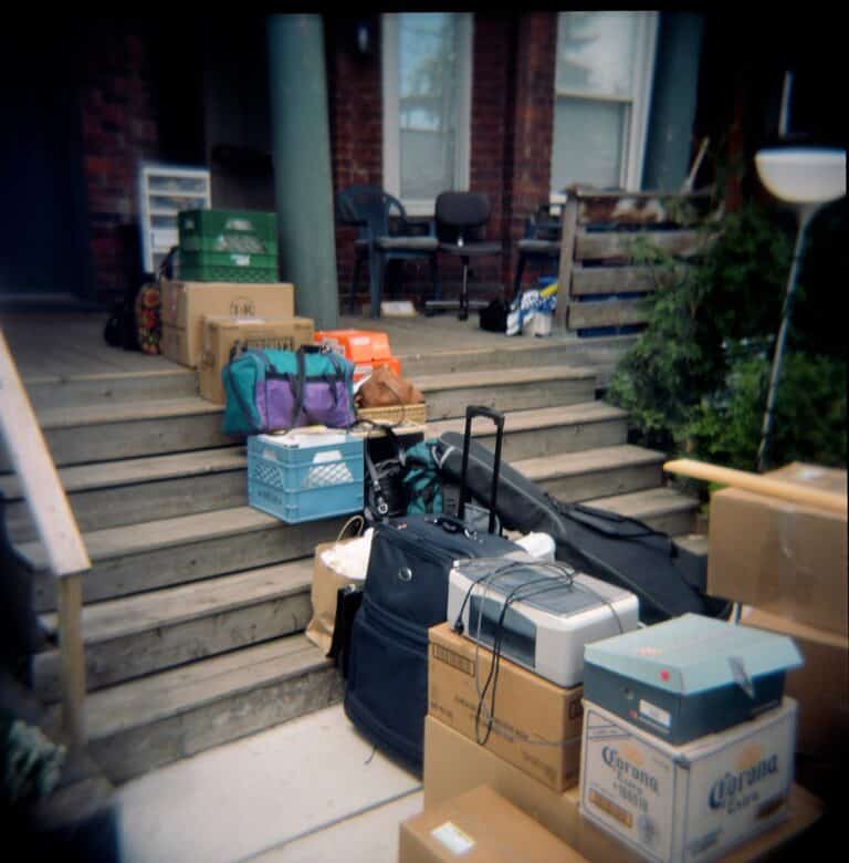 moving into new apartment