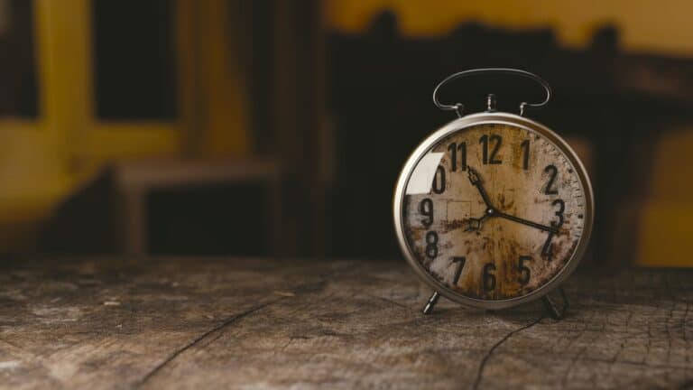 vintage alarm clock