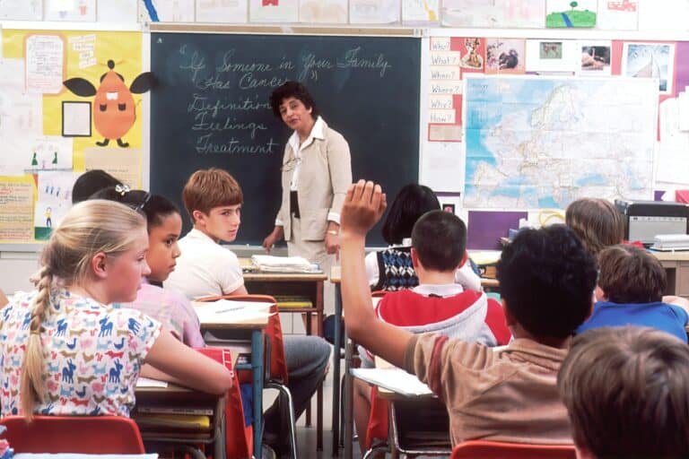 students teacher school