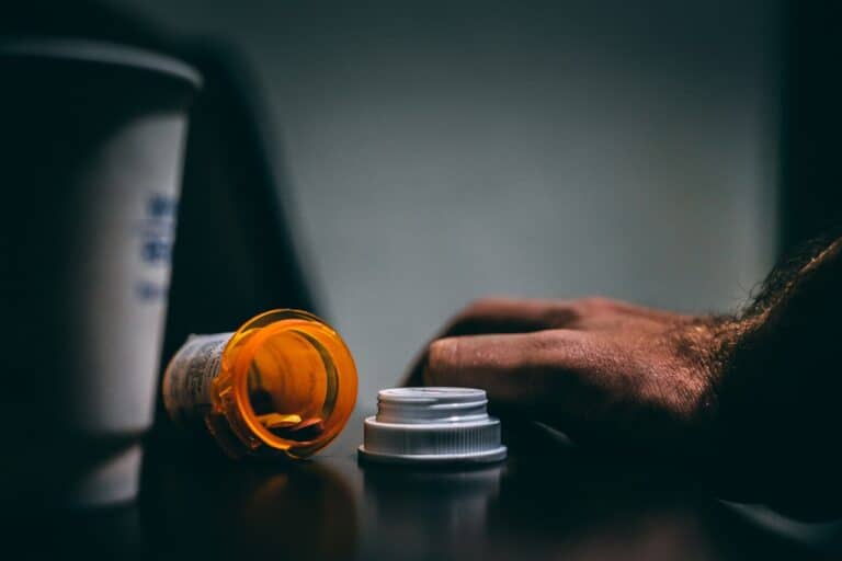prescription on nightstand