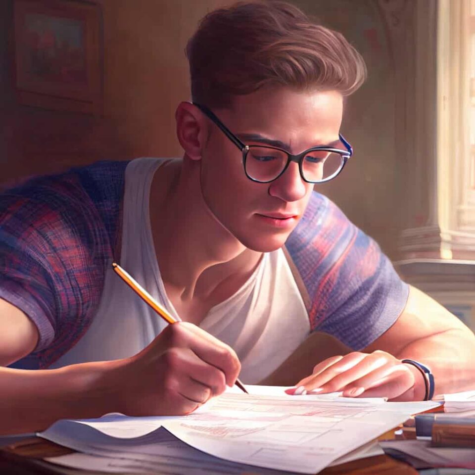 How to Be Smarter in School: Tips for University Students 2 college boy studying