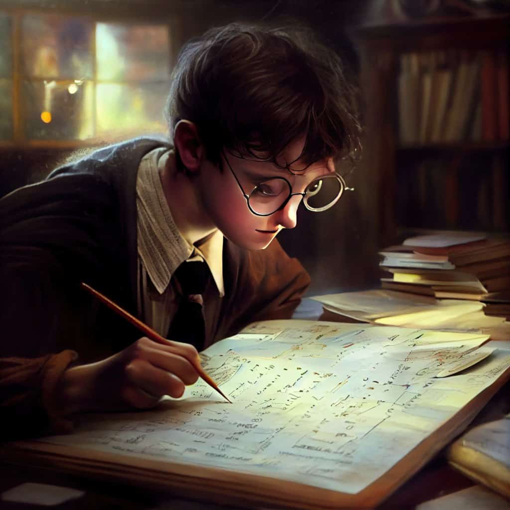 studying, Harry Potter