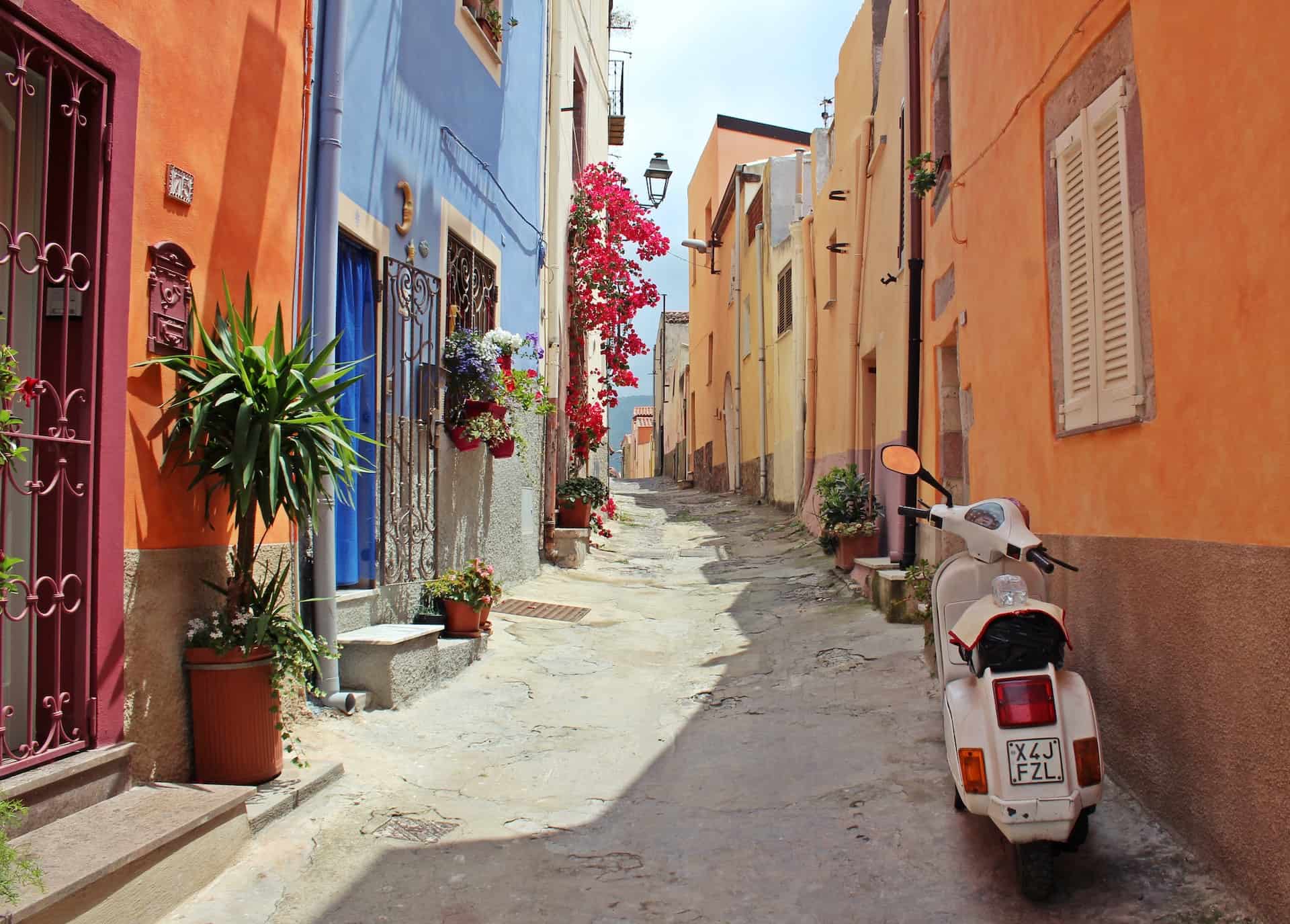 beautiful italian street