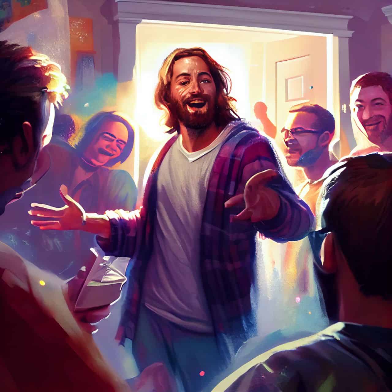 jesus as the life of the party