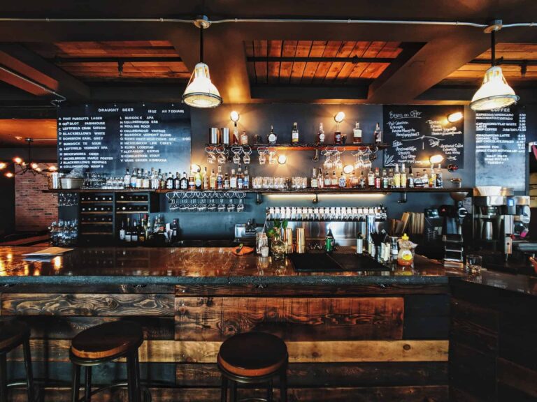 beautiful rustic bar