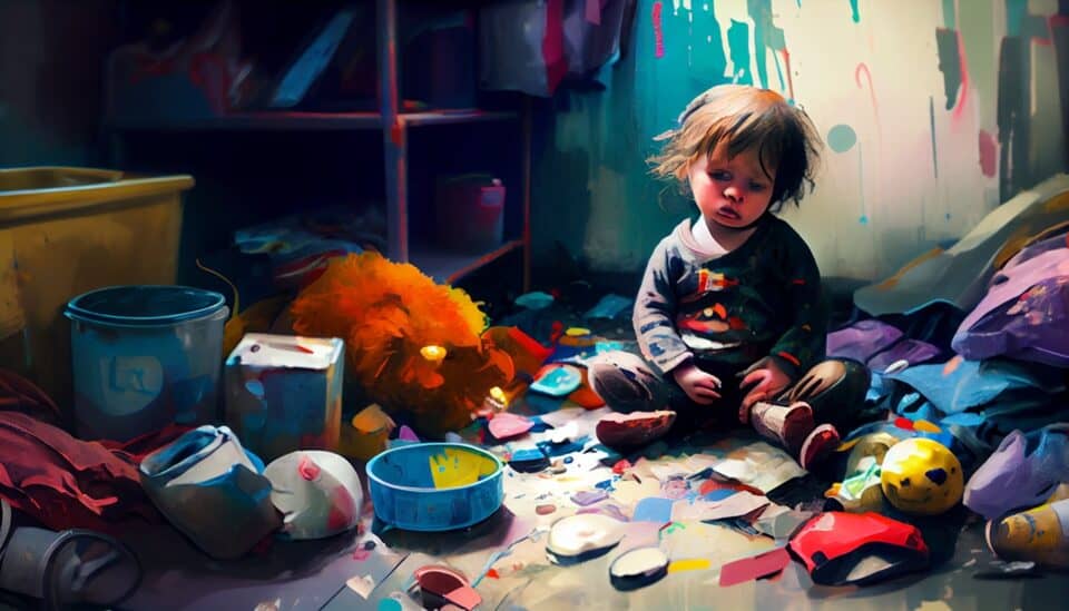 How To Be A Good Mom: Tips To Ensure Your Child's Calm 2 child made a mess