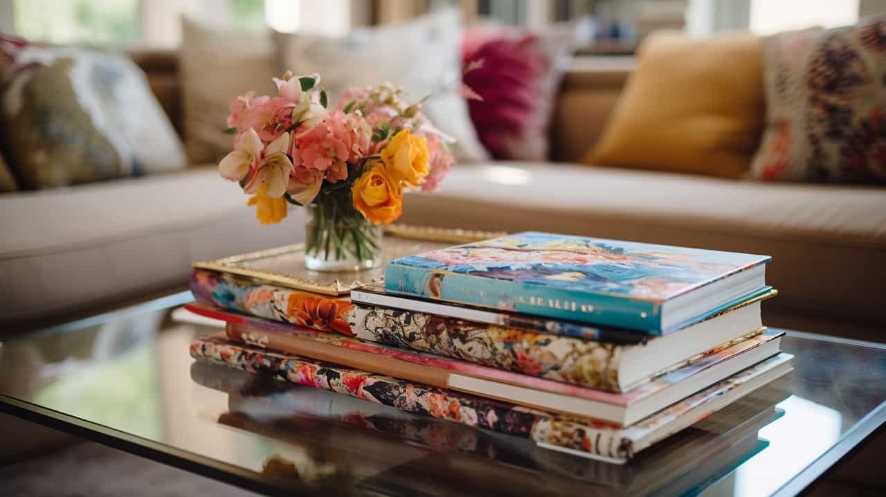 Can Customise Fake Books for Decoration Designer Coffee Table