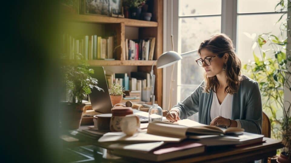 How Much Can a Full-Time Blogger Really Make? 3 hard working mommy blogger working