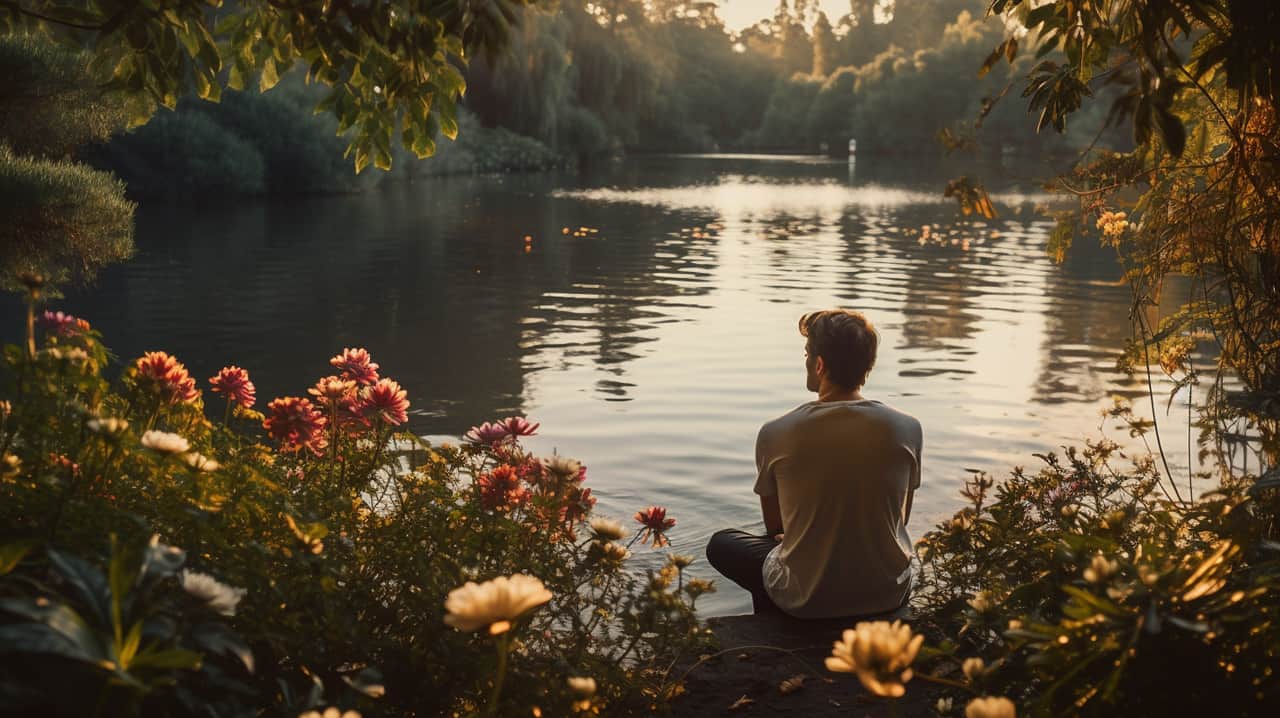 Man Sits Alone After Being Hurt