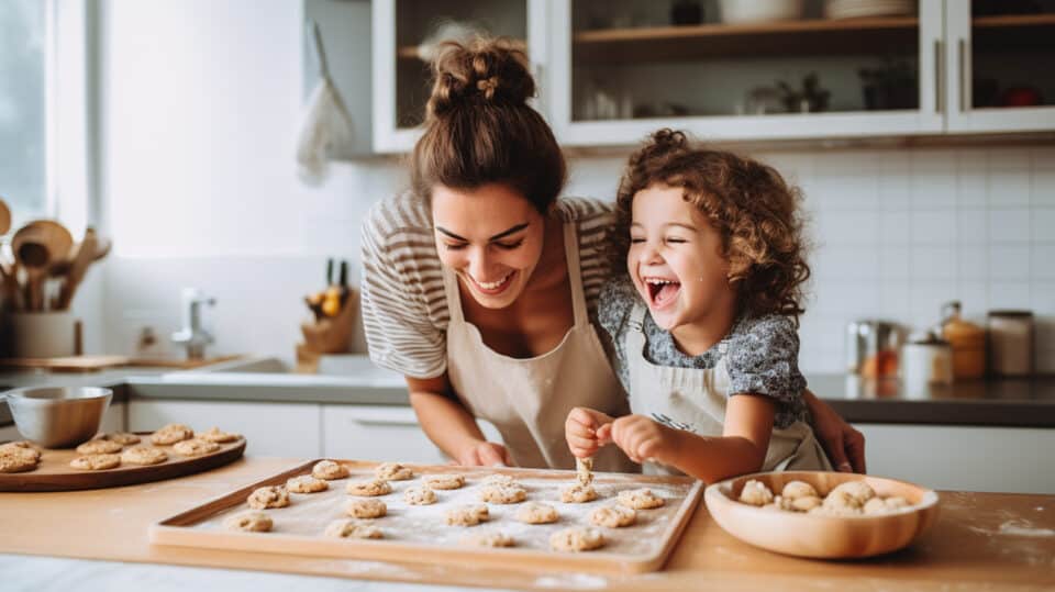 The Ultimate Guide to Co-Parenting as a Single Mom 3 Single Mom Baking Cookies With Daughter