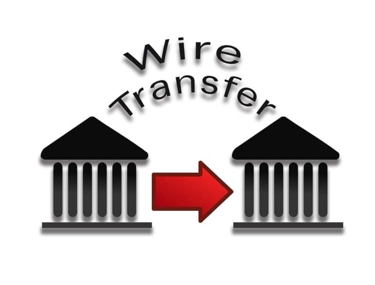 Wire transfer animation