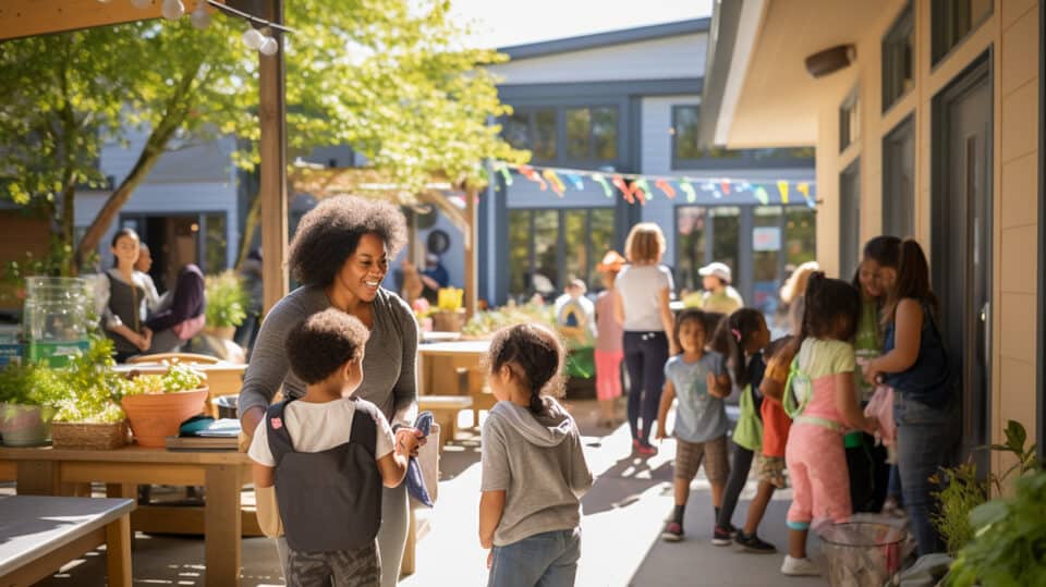 Exploring Childcare Options for Single Moms: A Guide to Affordable and Accessible Childcare Solutions 2 phoneutria7740 A touching image of a single mom dropping off he 70e66fe8 6c93 40ec adbc f29368d083c4