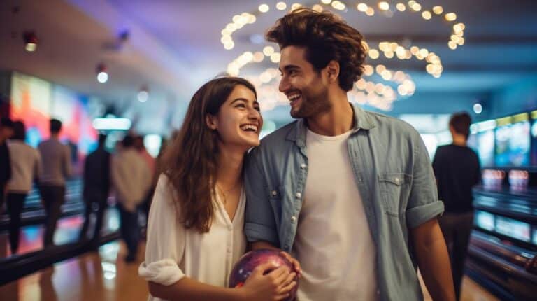 Affordable First Date Bowling 1