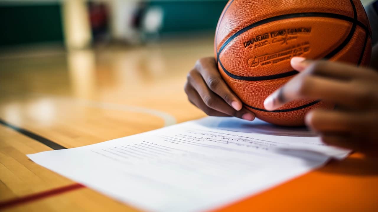 Basketball Player Gets Scholarship