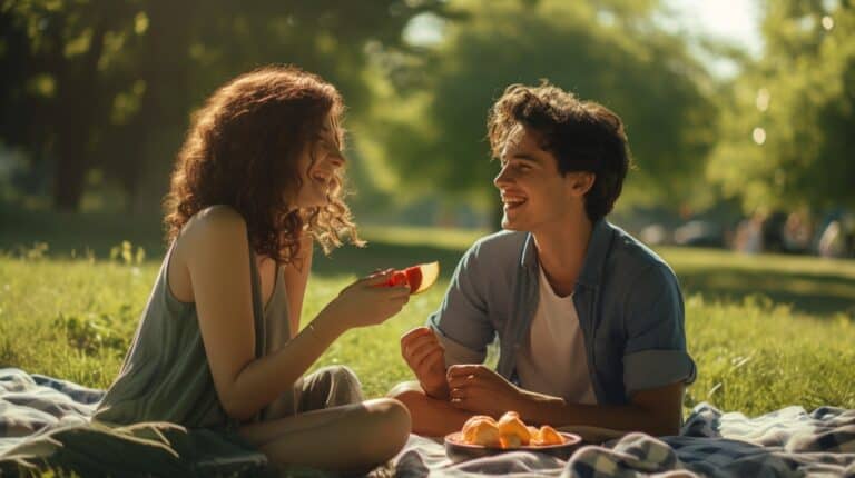 Two Teens Go On First Date To Park 1