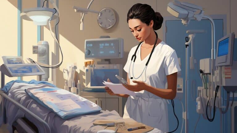 nurse working in a hospital 1