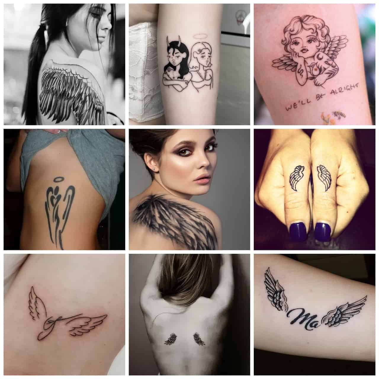 25 Beautiful Angel Tattoo Designs With Meaning | Fabbon