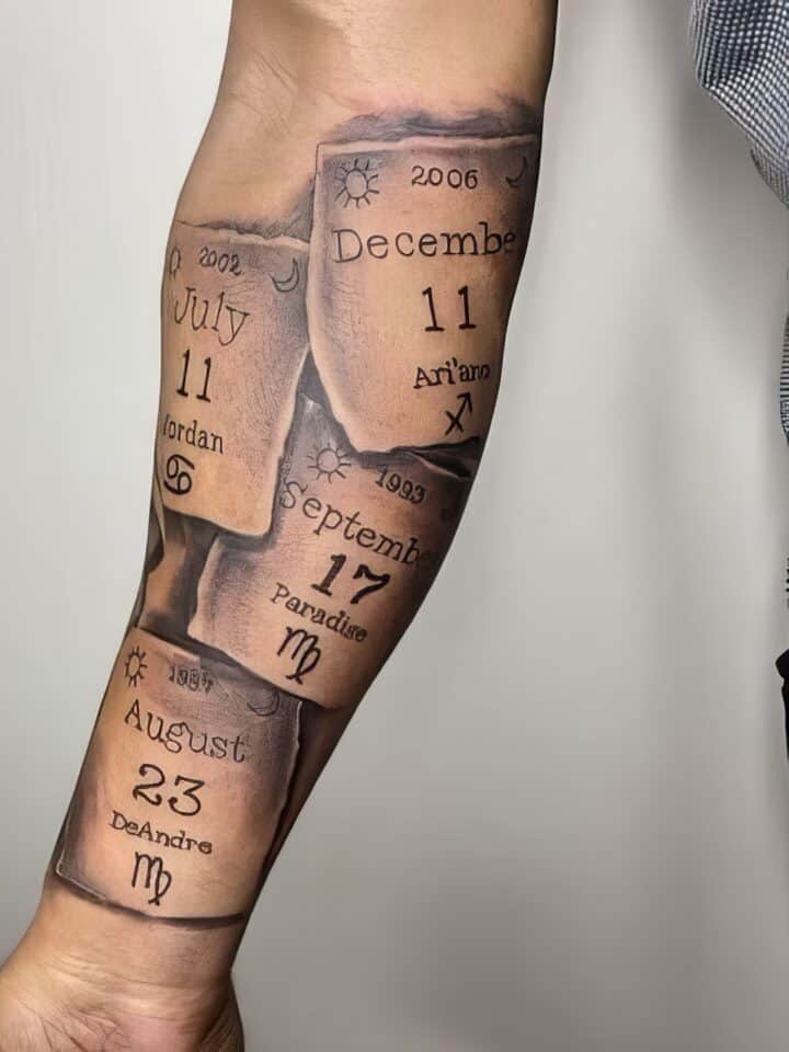Family Tattoos for Men New 2