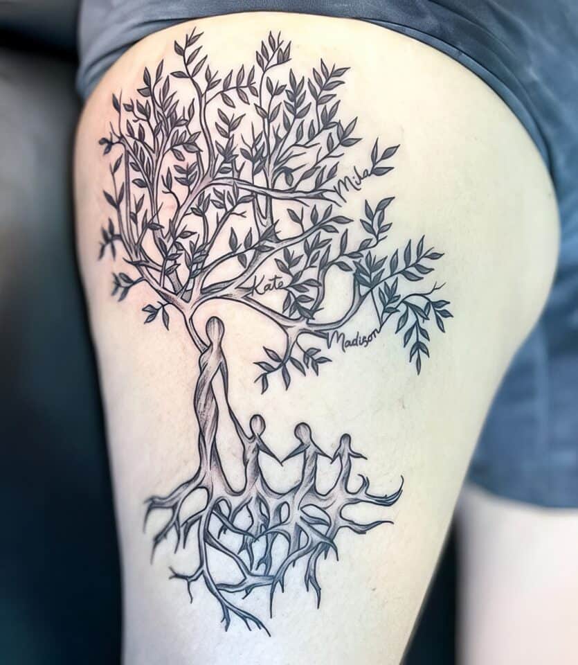 Family Tree Tattoo Ideas: 100+ Designs to Honor Your Roots 108 Family Tree Tattoo Ideas New 1
