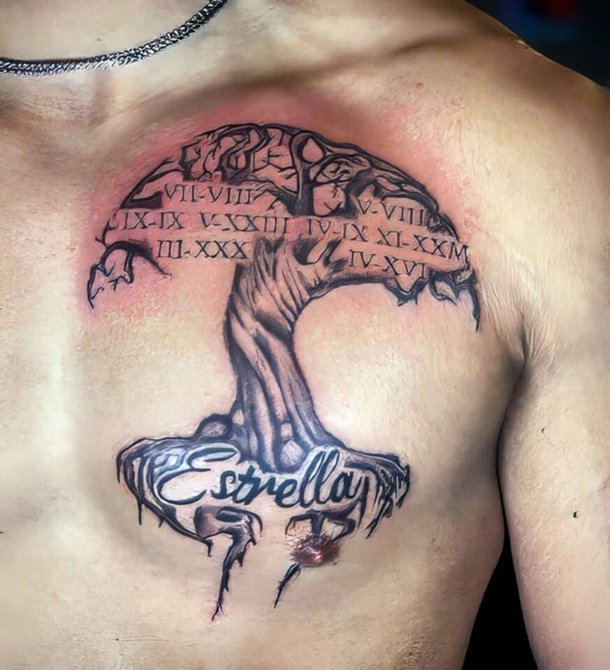 Family Tree Tattoo Ideas: 100+ Designs to Honor Your Roots 120 Family Tree Tattoo Ideas New 13