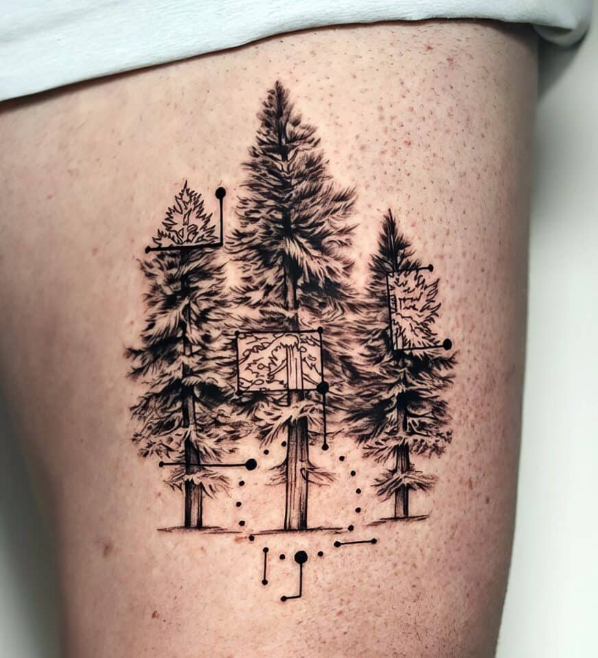 Family Tree Tattoo Ideas: 100+ Designs to Honor Your Roots 123 Family Tree Tattoo Ideas New 16