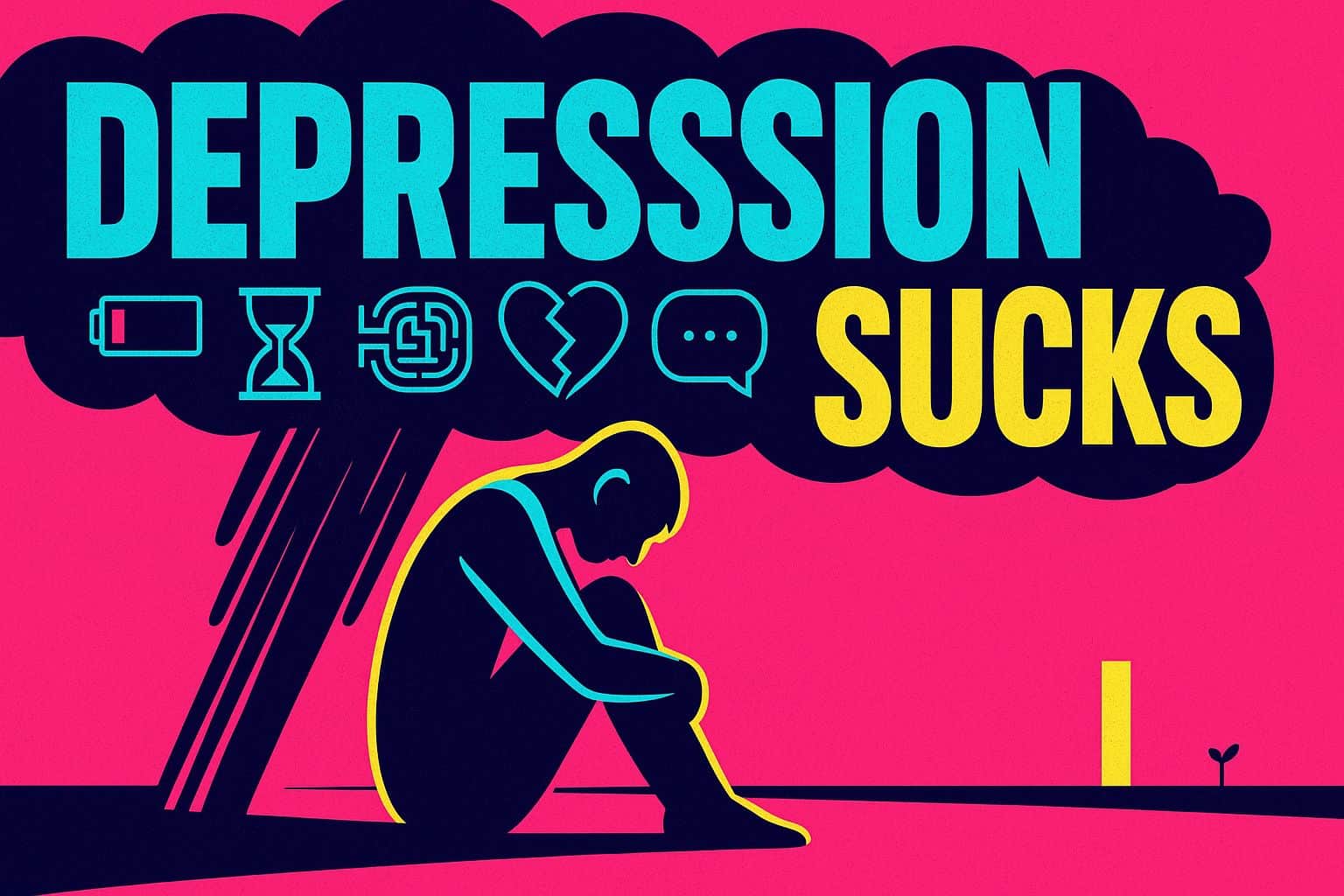 Depression Sucks: 8 Life-Changing Ways to Reclaim Your Joy 1 Feeling overwhelmed by depression can lead to feelings of exhaustion and hopelessness, but seeking support and understanding mental health options can make a significant difference.