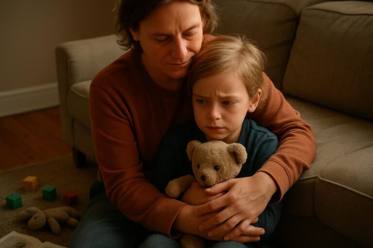 forcing a child to talk on the phone 378070446