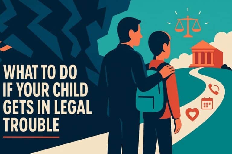 What To Do If Your Child Gets In Legal Trouble