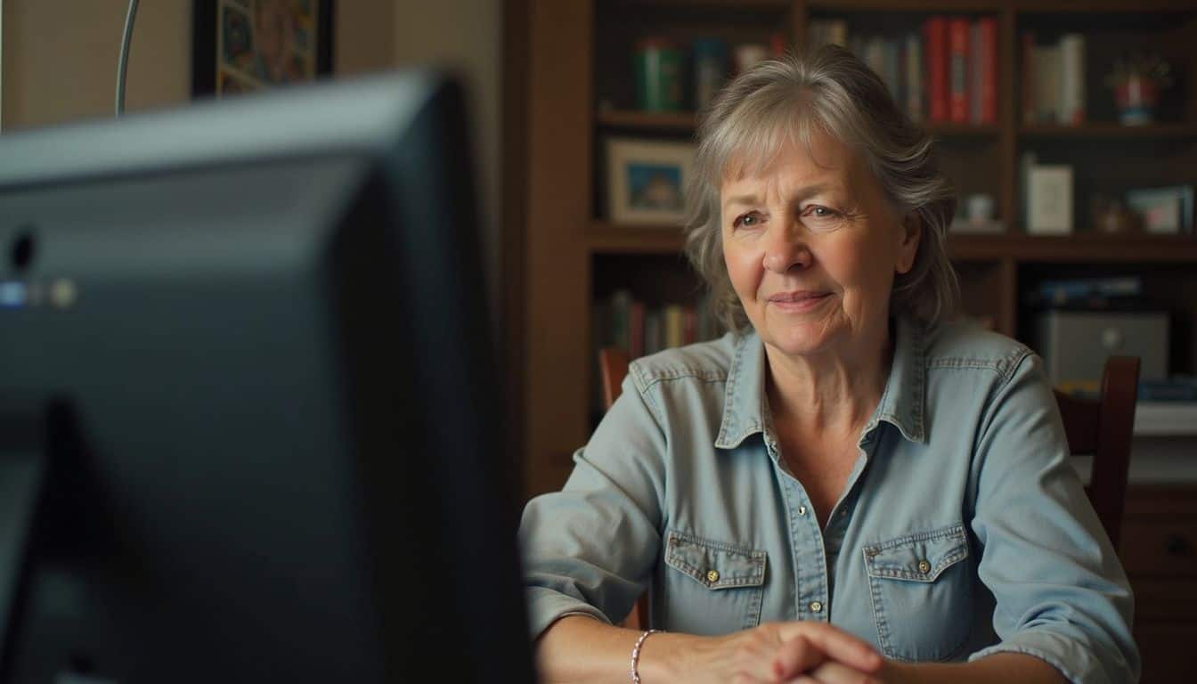 A woman plays Pot Limit Omaha online while talking to her stream audience.