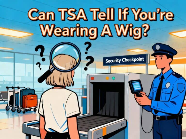 Are TSA officials able to detect if someone is wearing a wig during security screening?.