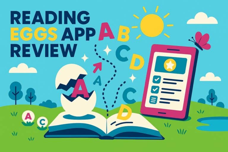 Reading eggs app review for early childhood learning and literacy development.
