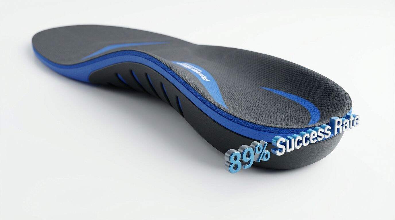 Comfortable athletic shoe in black and blue, designed for running and sports performance.