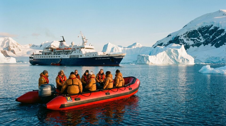 Antarctic Expedition Cruising: The Small Ship Advantage & Expert Guide 2 Antarctic expedition cruise with a small ship, featuring zodiac excursions among icebergs and glaciers, guided by expert naturalists. Experience the unique wildlife and pristine landscapes of Antarcti.