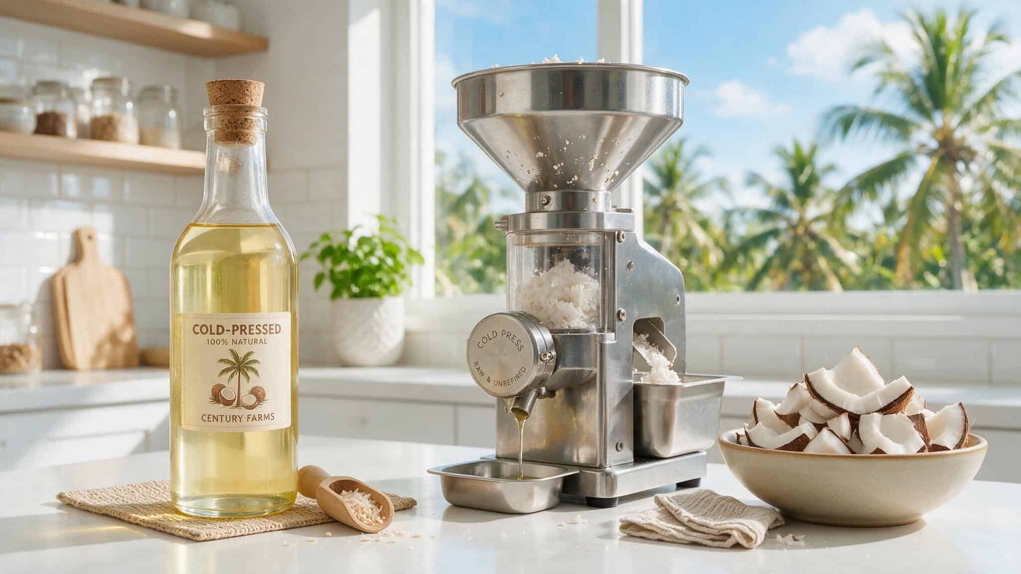 Are IQ Bars Bobby Approved? A Point-by-Point Evaluation 4 Cold-pressed coconut oil and raw coconut chunks, representing a seed-oil-free fat source for premium ingredient evaluation.
