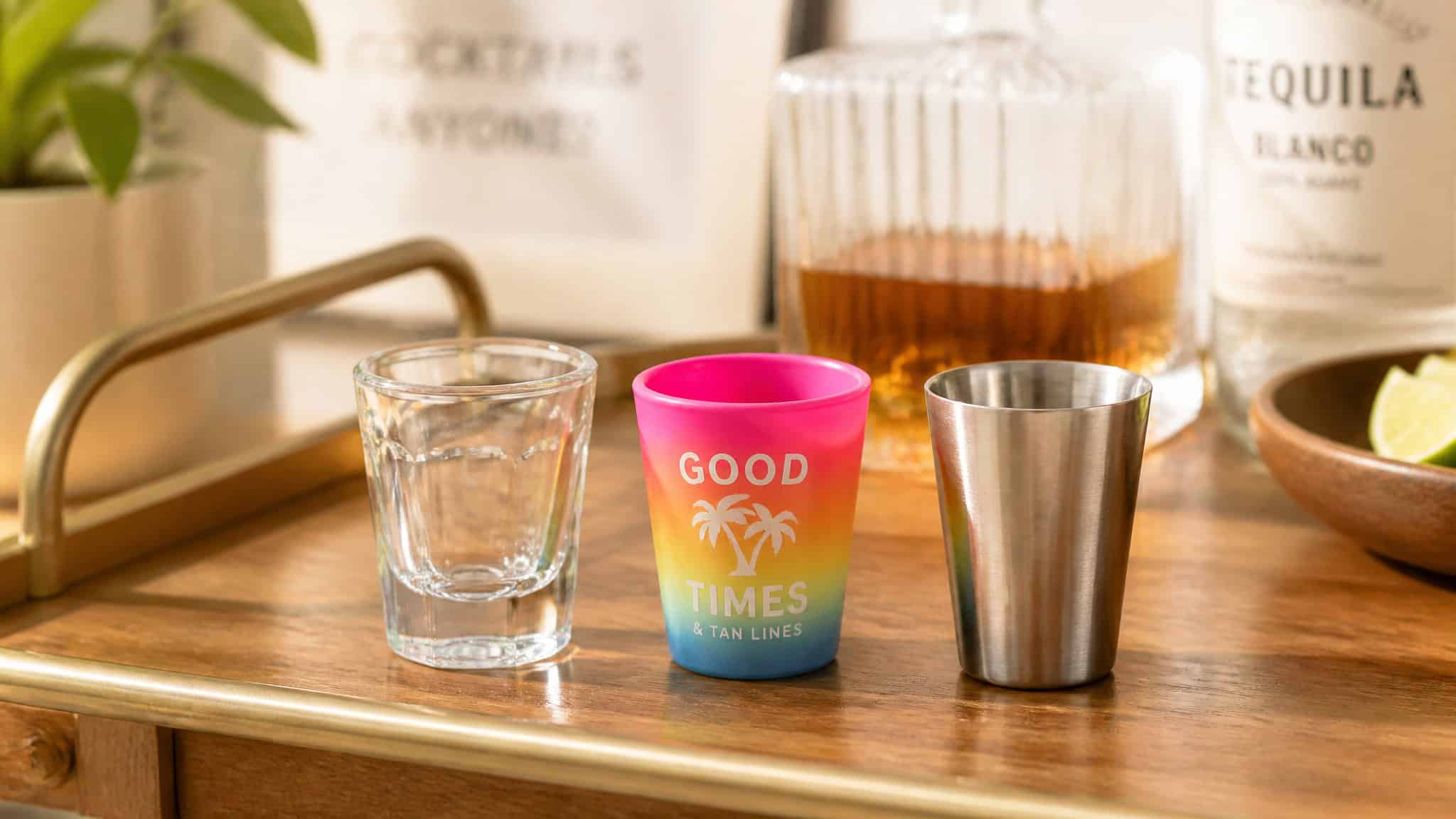 How to Choose Shot Glasses: Why a 2-Oz Glass Holds Only 1.5 4 Heavy-base glass, plastic, and stainless steel shot glasses compared for home bar use