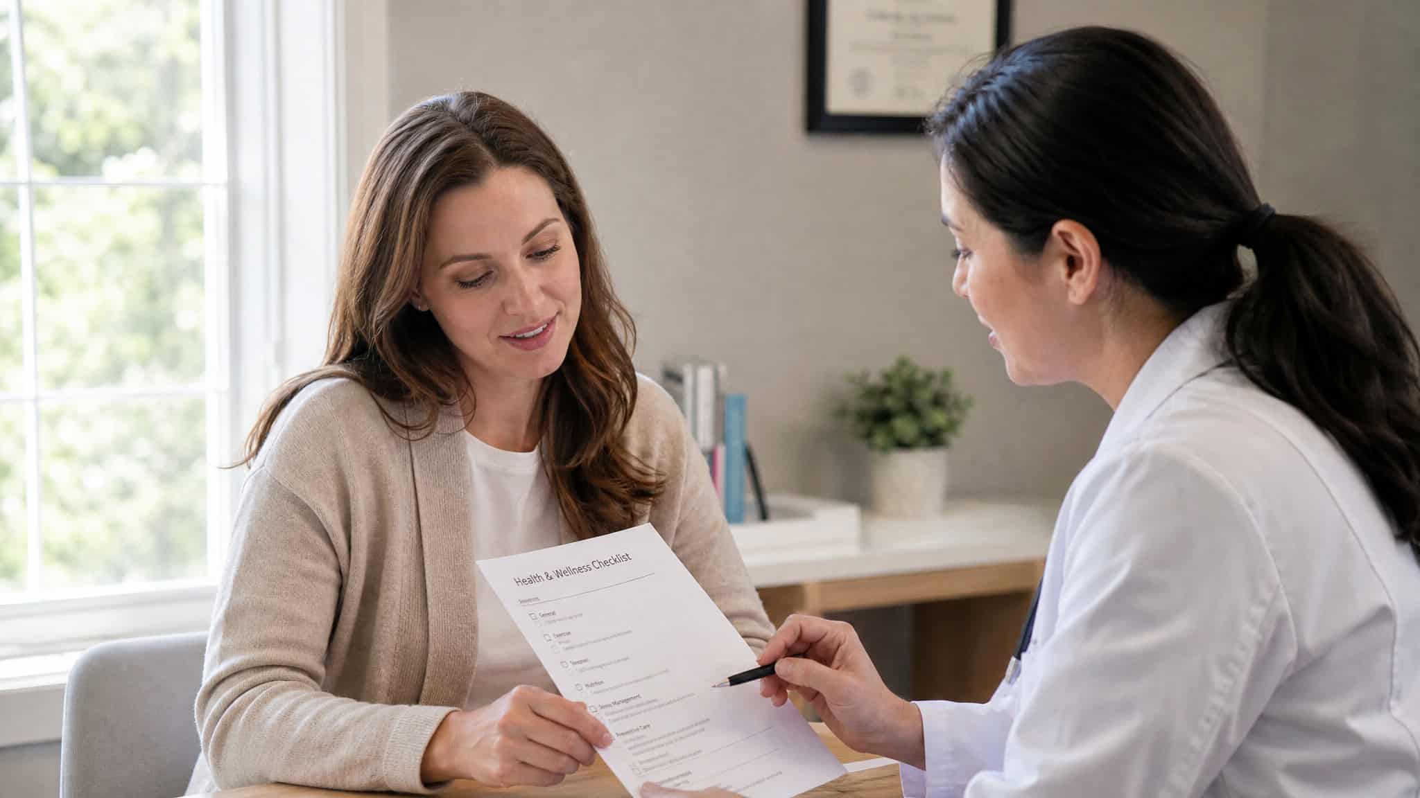 What Is the Best Injection for Weight Loss at Home? Tirzepatide's 20.2% Win Has an Asterisk 3 Doctor reviewing a patient's health profile to choose the right weight loss injection for her conditions