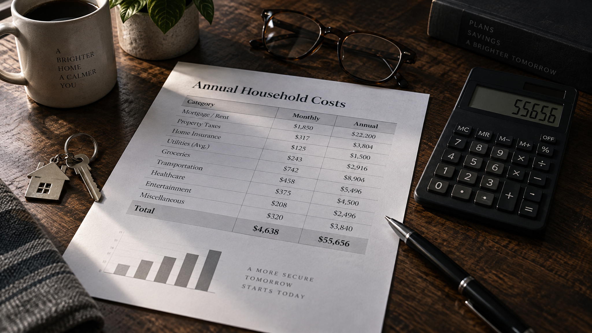 What to Look for in a Memory Care Facility: 10 Questions From a Family Who's Been There 4 Family budgeting the six-figure annual cost of memory care with a spreadsheet and funding plan