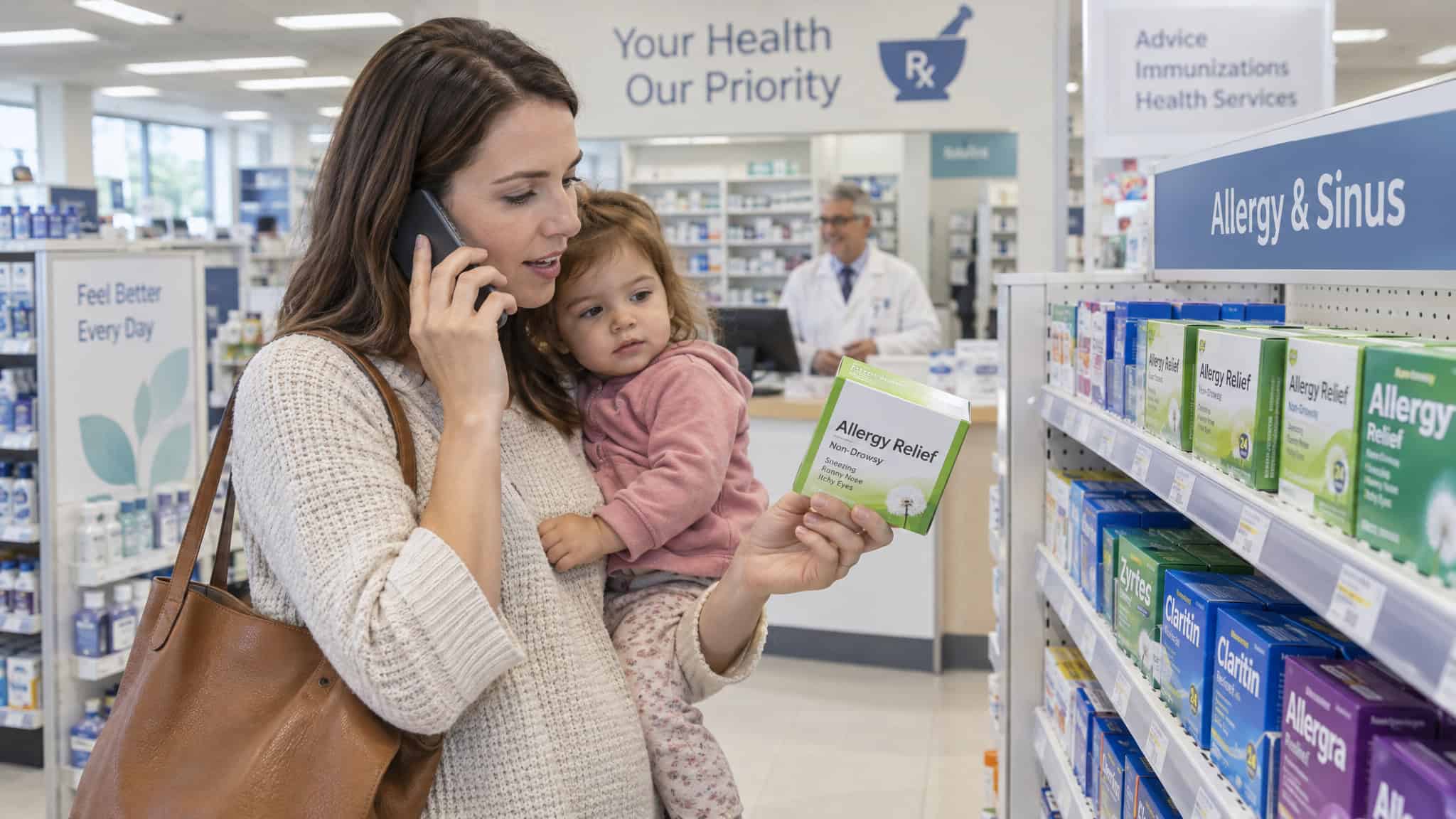 Who Should Avoid Infrared Saunas? Contraindications for New Moms 2 Mom calling pharmacist to check if allergy medication is safe with sauna heat