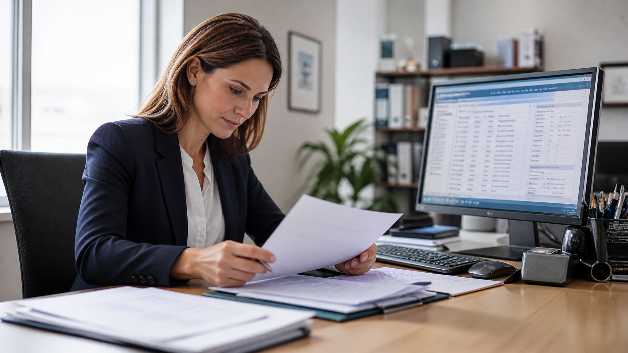 New Hope Surrogacy Ukraine: Real Review, Costs, and War Risks 2 Surrogacy agency coordinator reviewing candidate database for credibility check