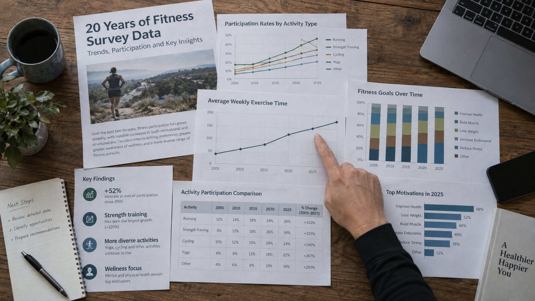 Fitness Trends 2026: What 2,000 Experts Ranked — and Which Ones Are Worth Trying Early 2 Twenty years of ACSM survey data showing which fitness trends lasted versus faded