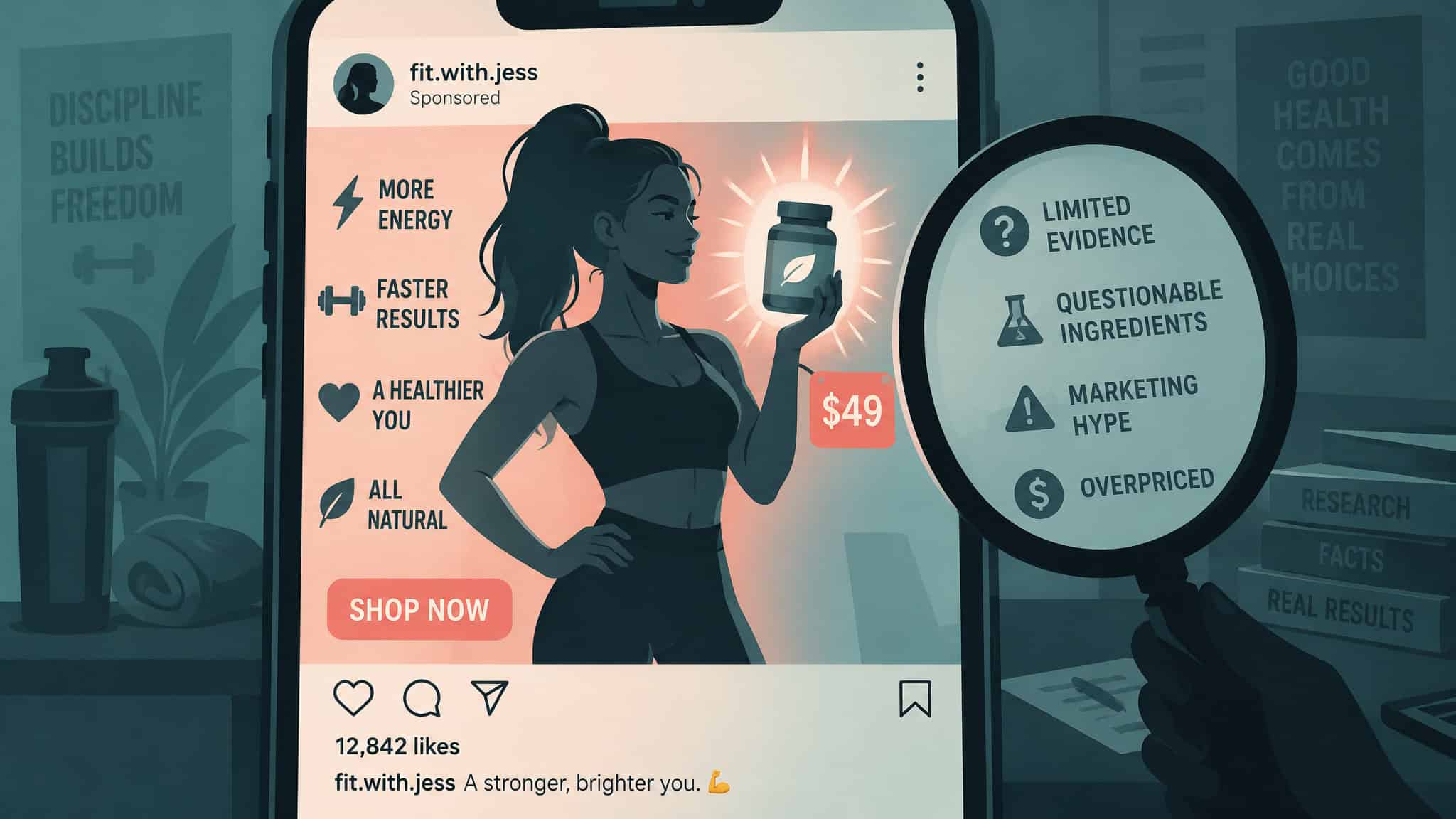 Fitness Trends TikTok: Which Viral Workouts Are Legit, Hype, or Dangerous 4 Viral fitness pseudo-science claims failing the mechanism test, from visualization to nicotine-caffeine hacks